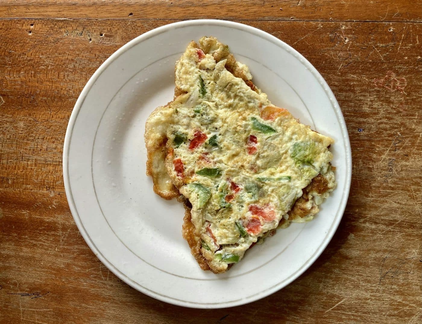 Omelette végétarienne